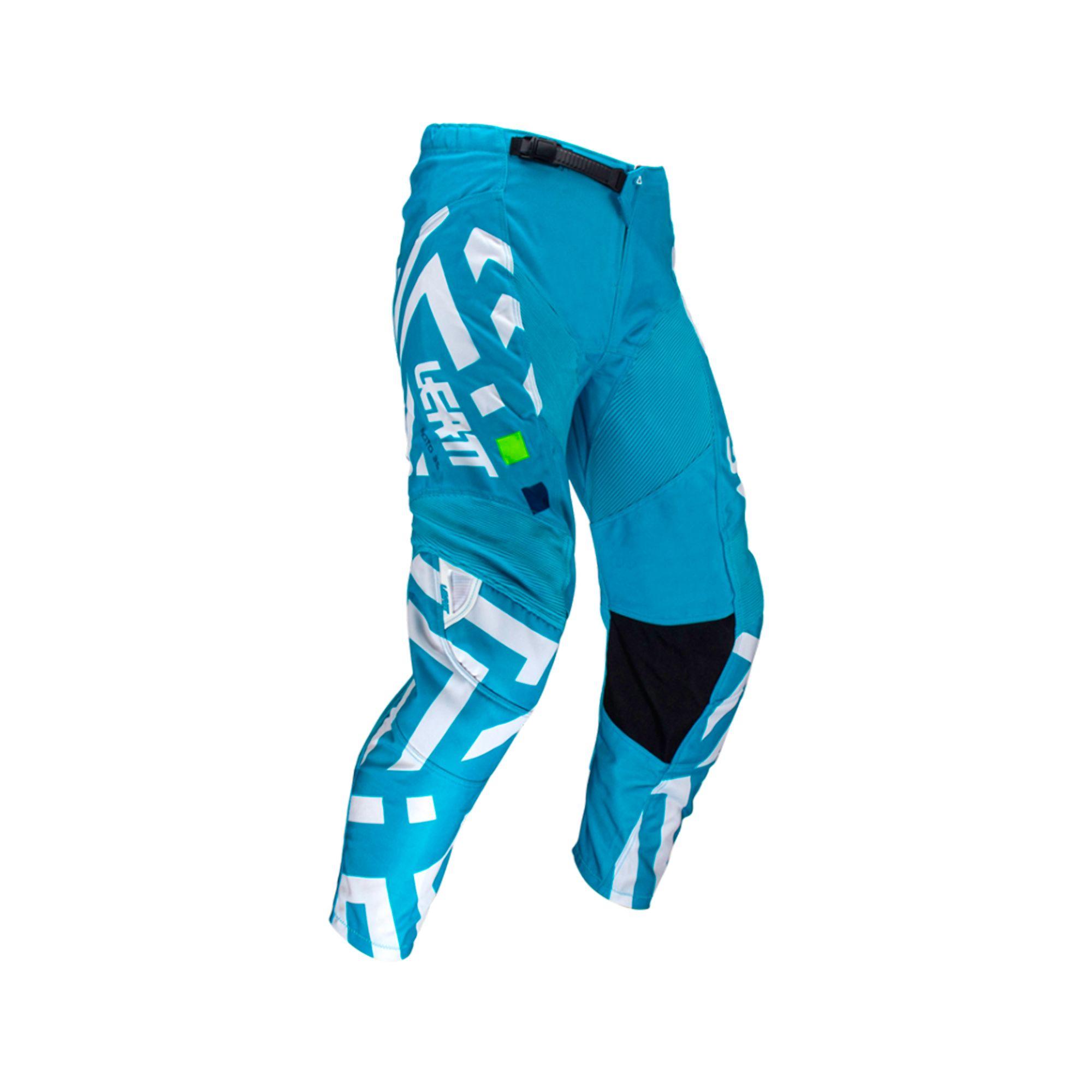 Kit Leatt Moto 3.5 Jersey Con Pantalón Cyan-3