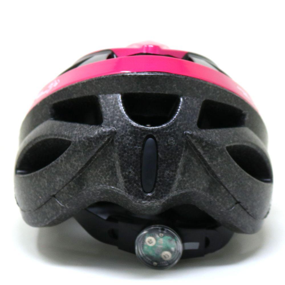 Casco Radical Mountain MTB NT Con Luz Fucsia Negro M 56-57cm-2