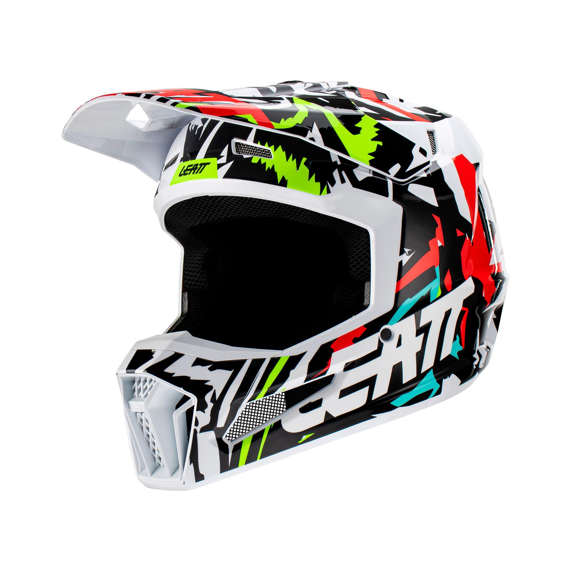 Casco Leatt Moto 3.5 Infantil V23 Zebra M 51-52cm-2