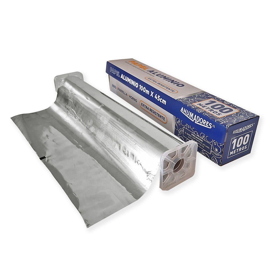 ROLLO PAPEL ALUMINIO 45CMS X 100M-2