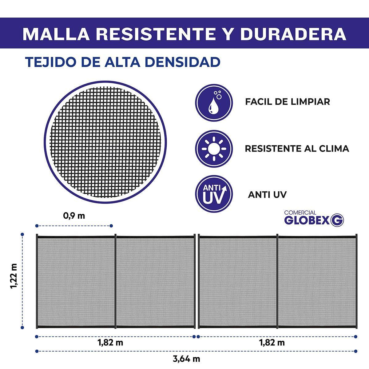 Pack 2 Rejas Cortas de Proteccion para Piscina 2 Cuerpos-2