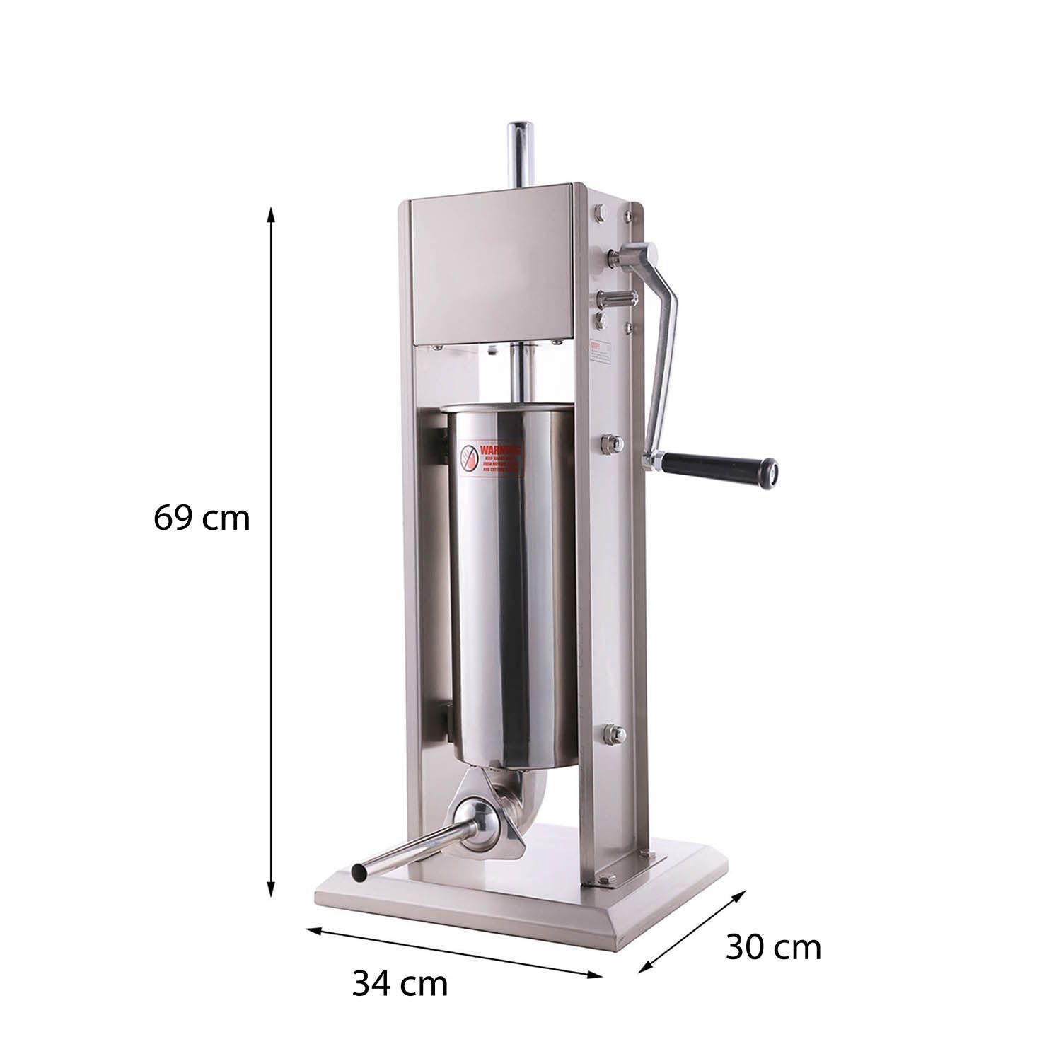 Embutidora Manual Vertical 5 Lts Acero Inoxidable-2