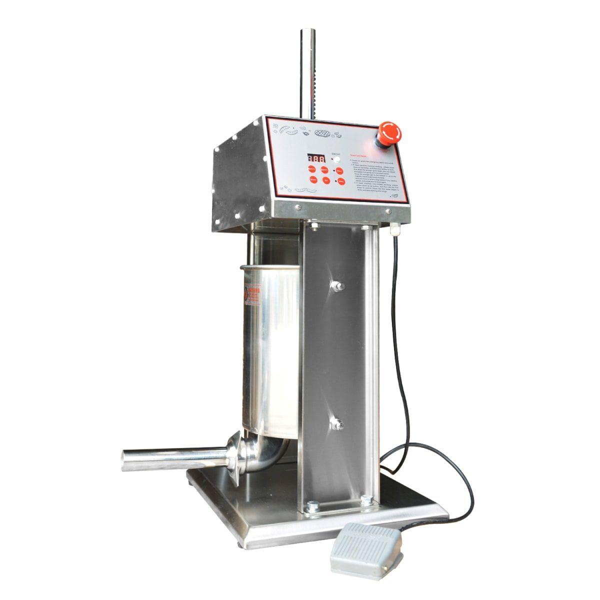 Embutidora Electrica Vertical 15 Lts Acero Inoxidable Hakka-2