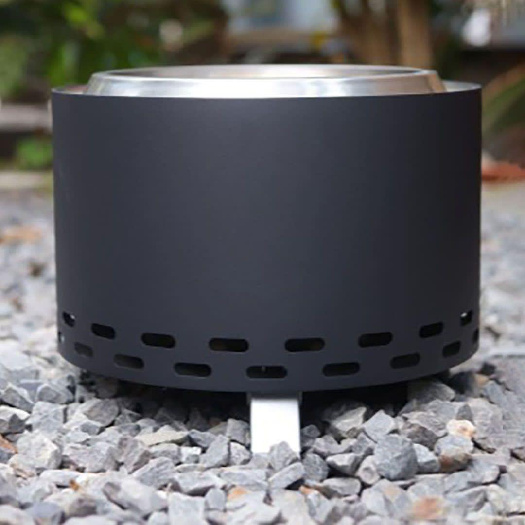 Brasero sin Humo Negro 37 cm-2