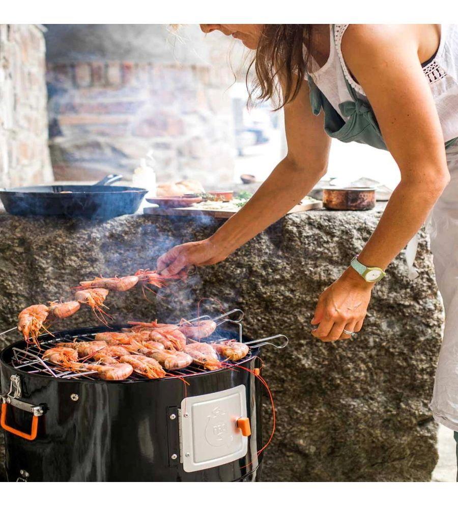 Ahumador Y Parrilla Portátil Proq Frontier 43cms-3