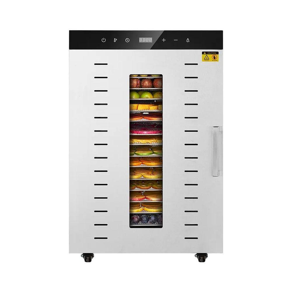 Deshidratador de alimentos en acero inoxidable con 16 bandejas-3