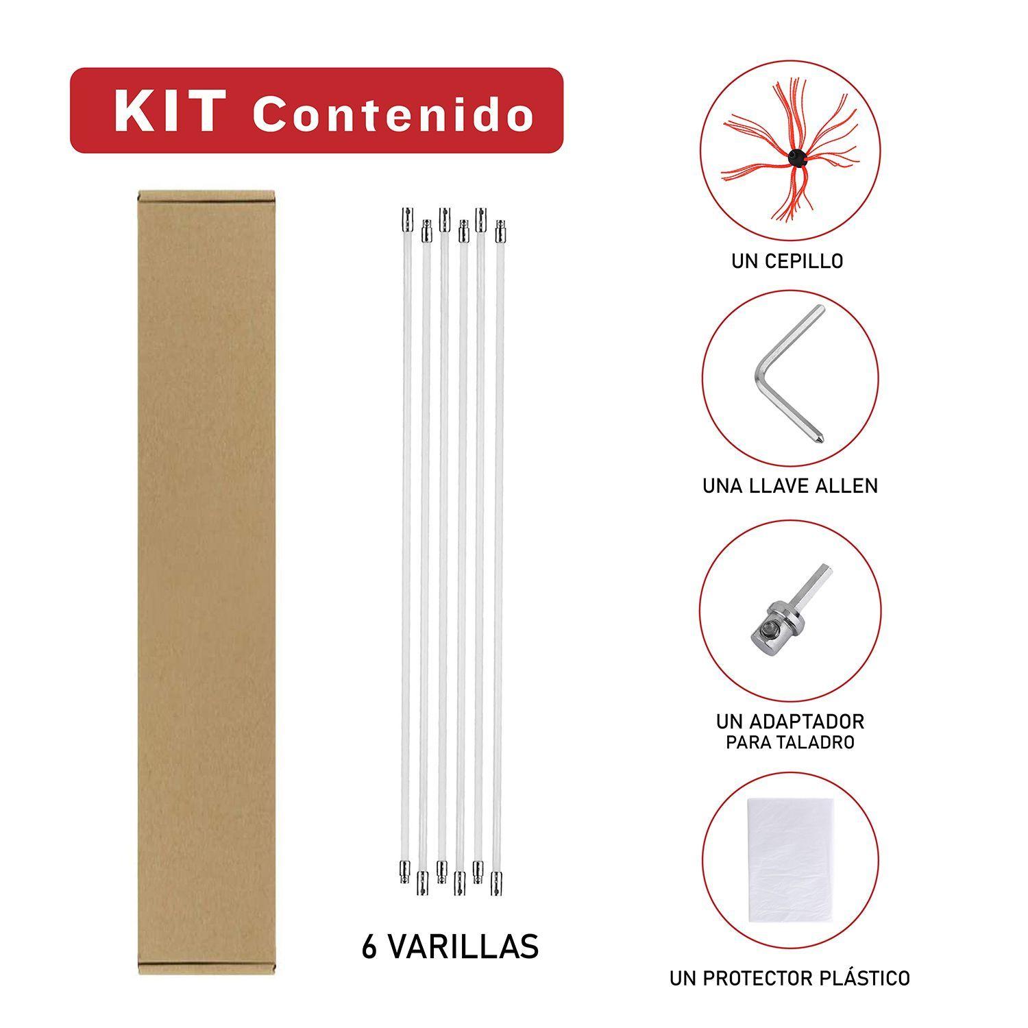 Kit De Limpieza Para Chimeneas 6 Mts-1
