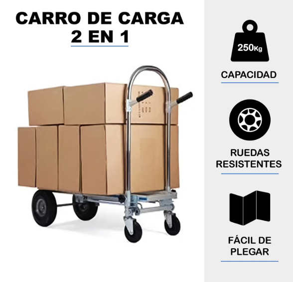 Yegua Y Carro De Carga De Aluminio, 2 Formatos 250k Max-4