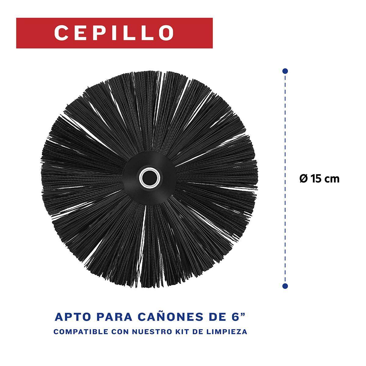 Kit De Limpieza Chimeneas Con 8 Varillas + Cabezal Adicional-4