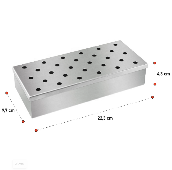 Caja Ahumadora de Acero Inoxidable-2