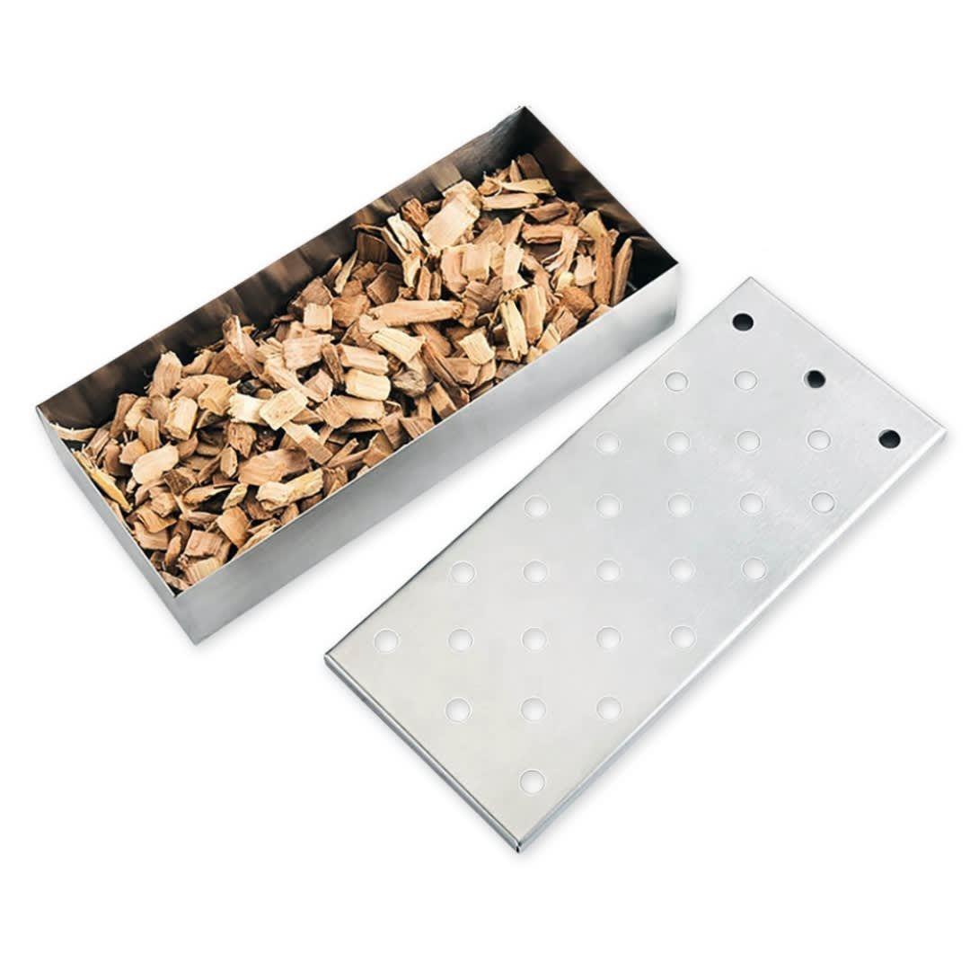 Caja Ahumadora Acero Inoxidable Parrilla Horno + Bolsa Chip 150mg (10-25mm)-3