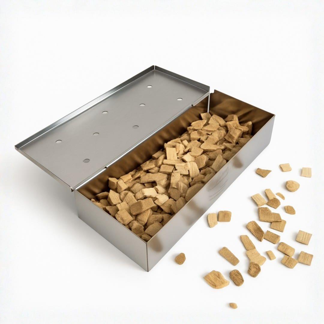 Pack Regalo Caja Ahumadora con 3 Bolsas Chips Madera 150G-2