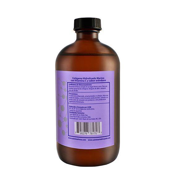 Colágeno hidrolizado líquido, sabor arándano-2