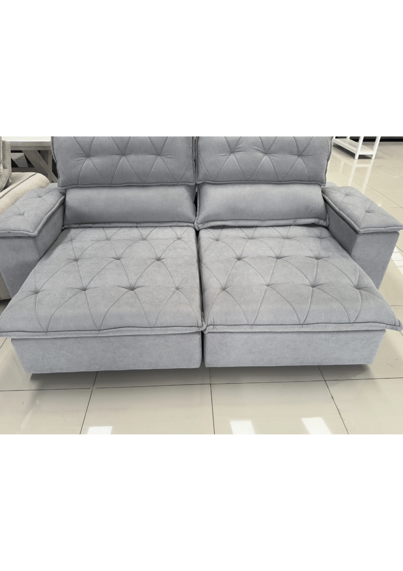 Sofá lino Vegas 3 cuerpos extensible y reclinable-2