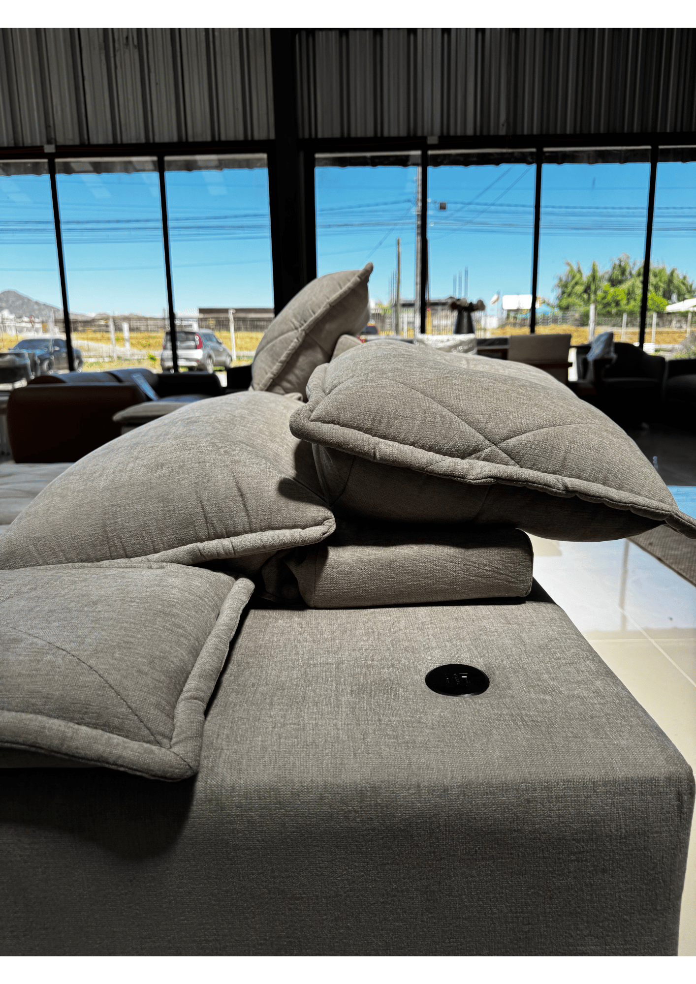 Sofá lino Vegas 3 cuerpos extensible y reclinable-6