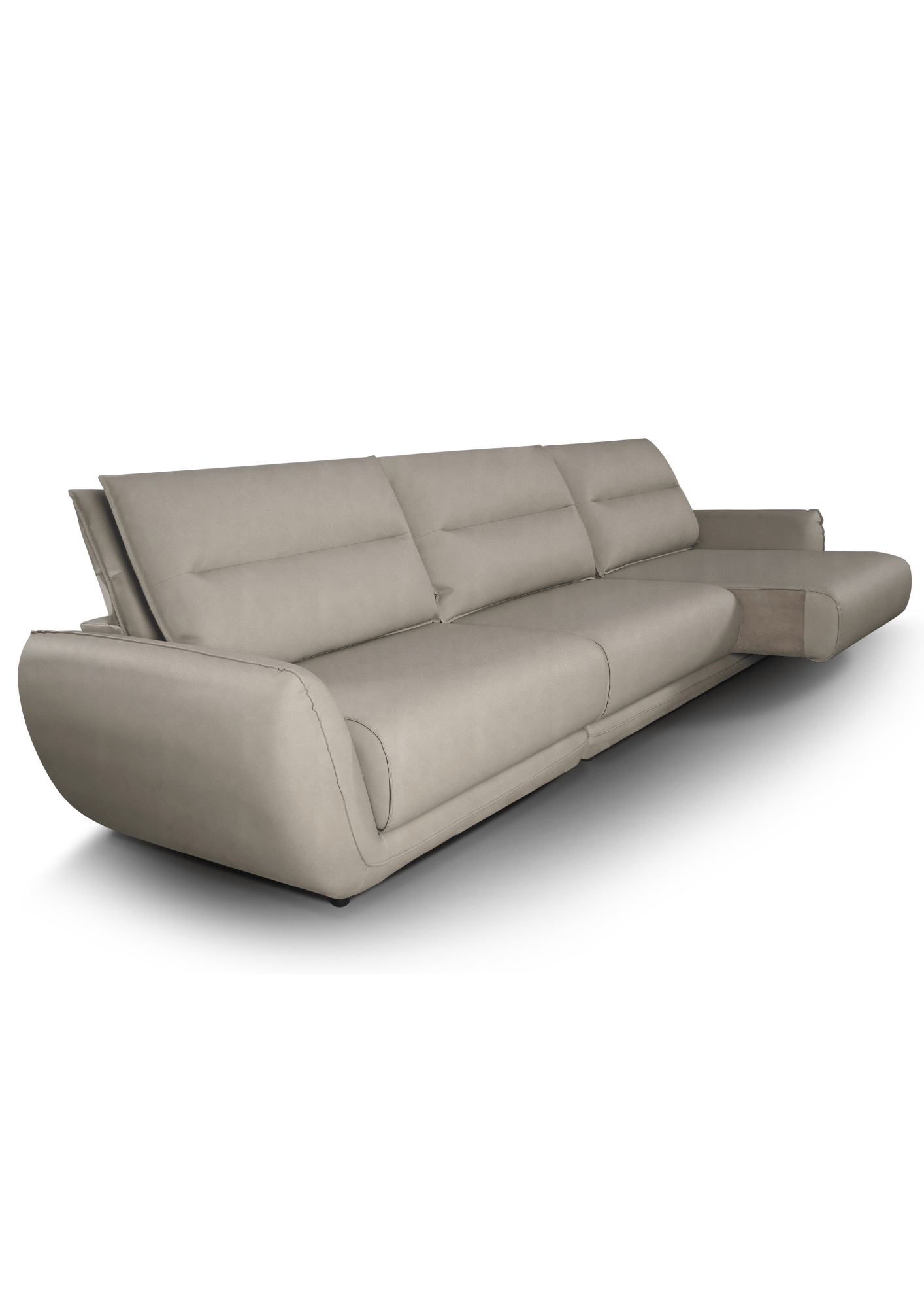 Sofa Ecocuero Kyoto 5 6 cuerpos 3 modulos extensibles y reclinable-2