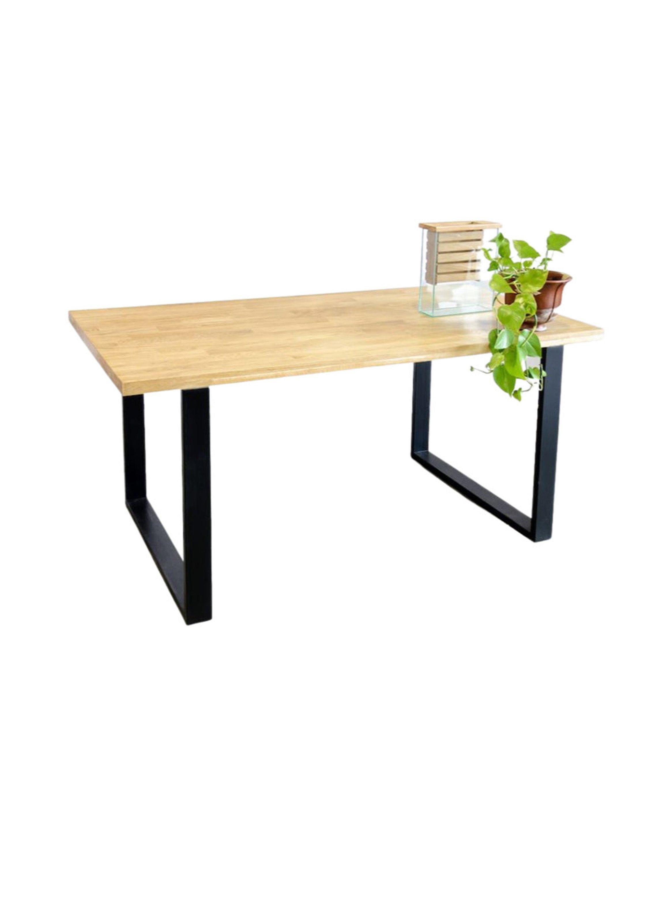 Mesa Industrial Rectangular 140 x 80cm 6 personas-0