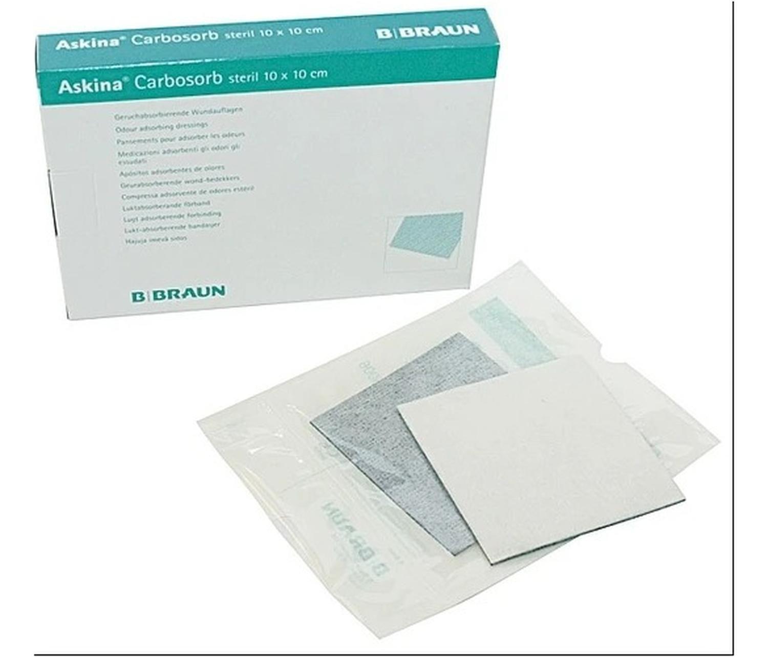 Askina Carbosorb Adsorbentes De Olores 10x10cm Unidad-1