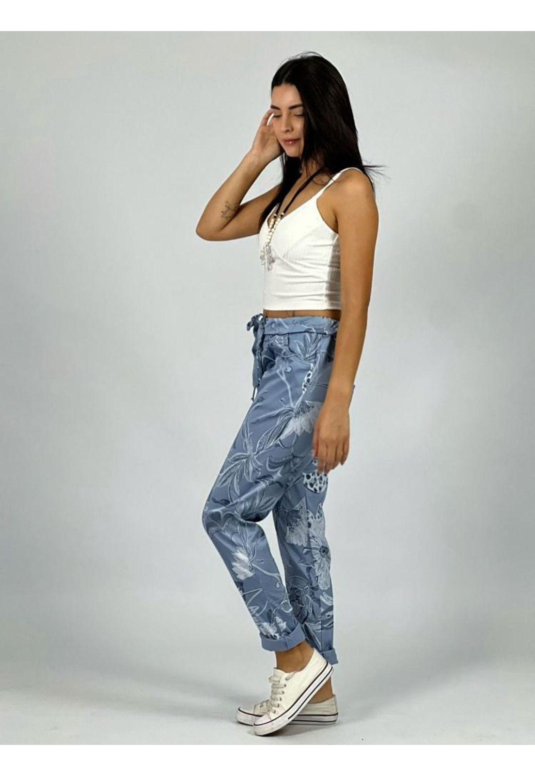 Jogger Italiano Estampado Flores-1