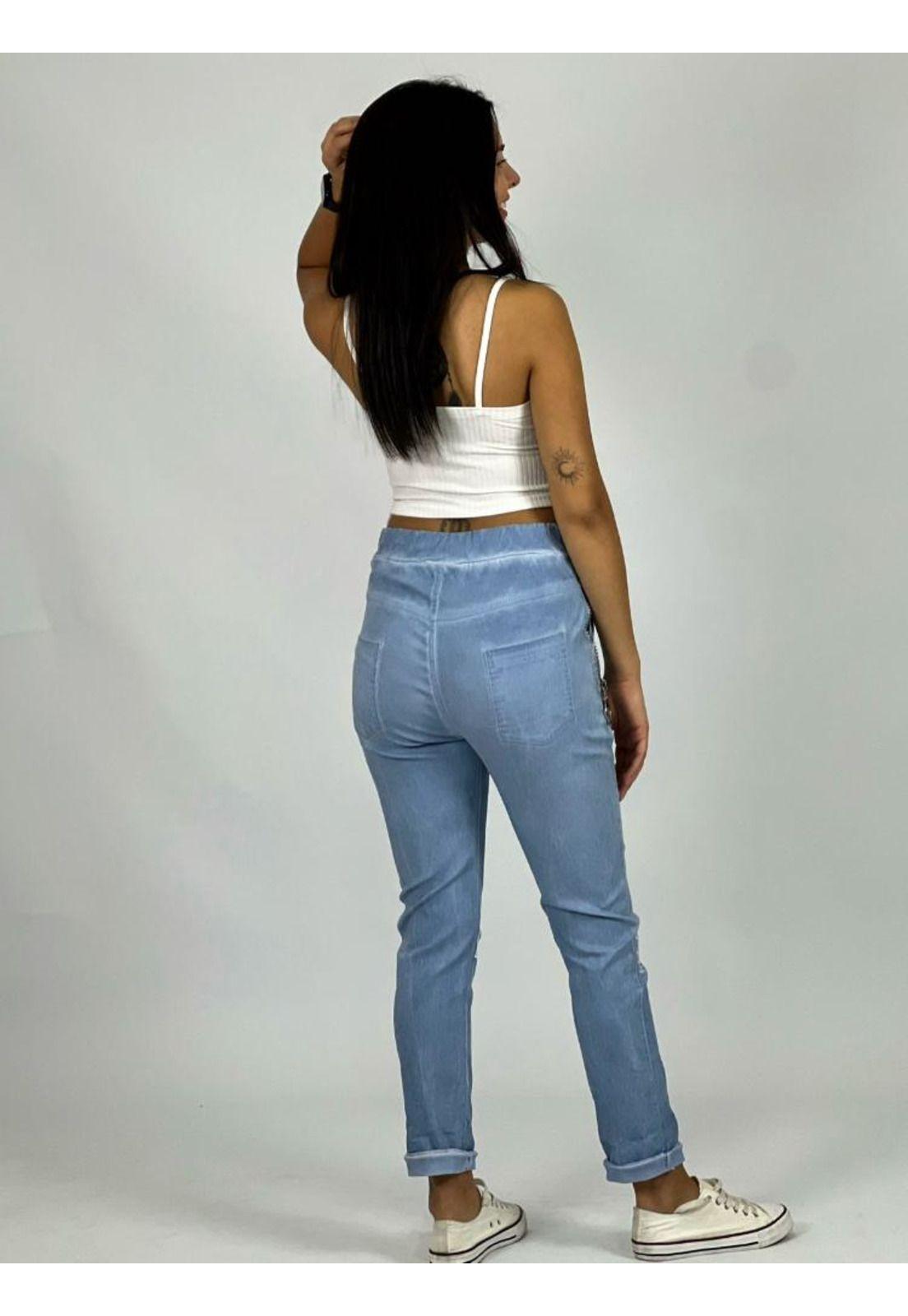 Pantalón Jogger Italiano con Letras-3