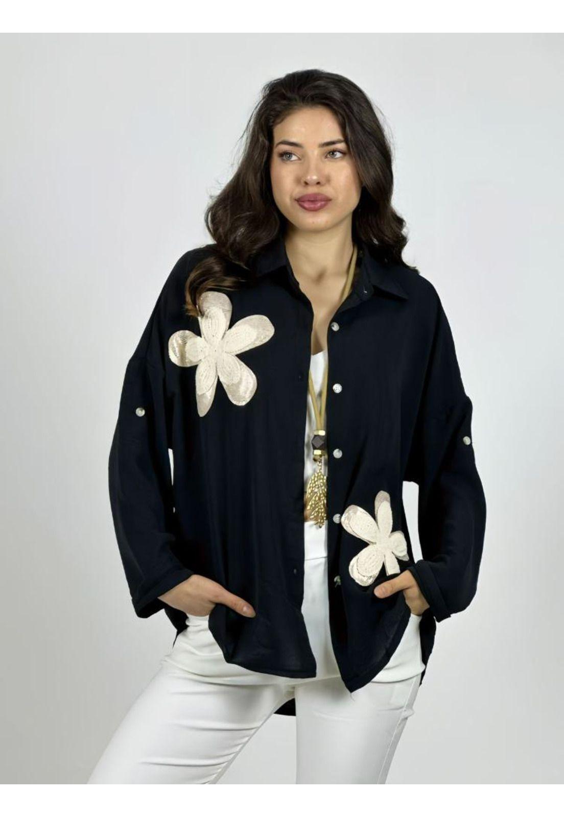 Blusa Flores Bordadas-1