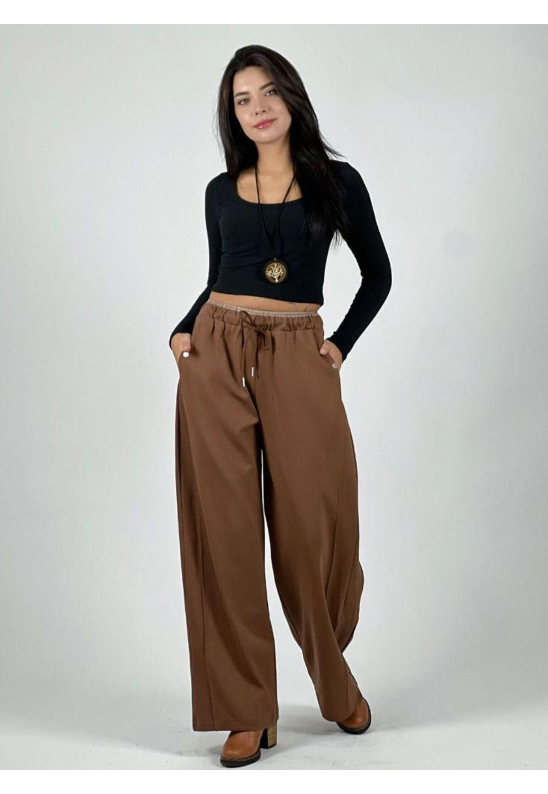 Pantalón de Algodón Doble Pretina-0