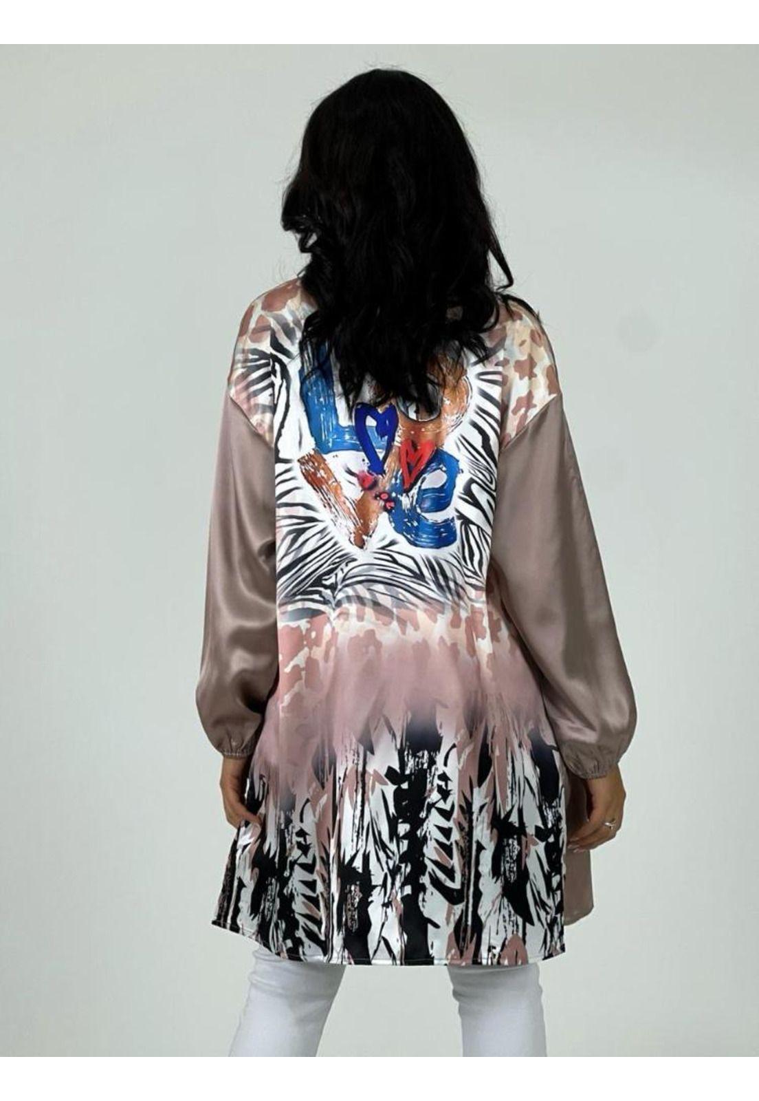 Tapado Satín Con Diseño LOVE-2