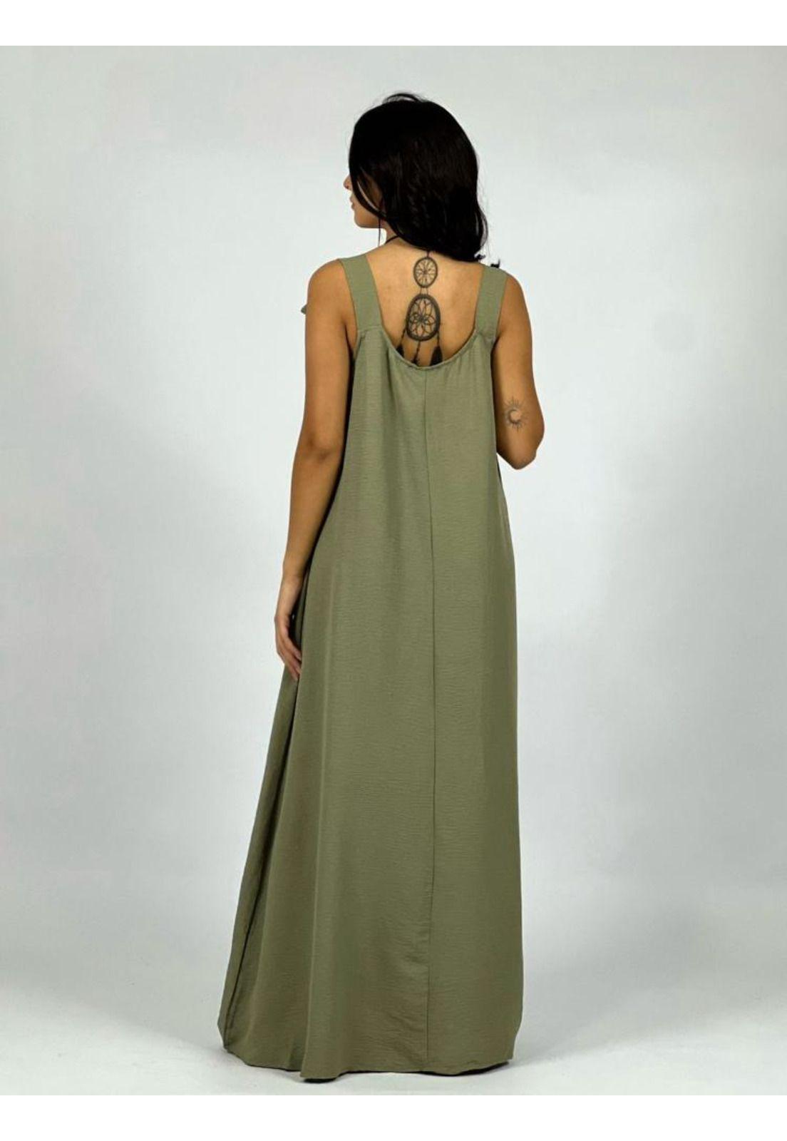 Vestido Crepé Con Flores-2