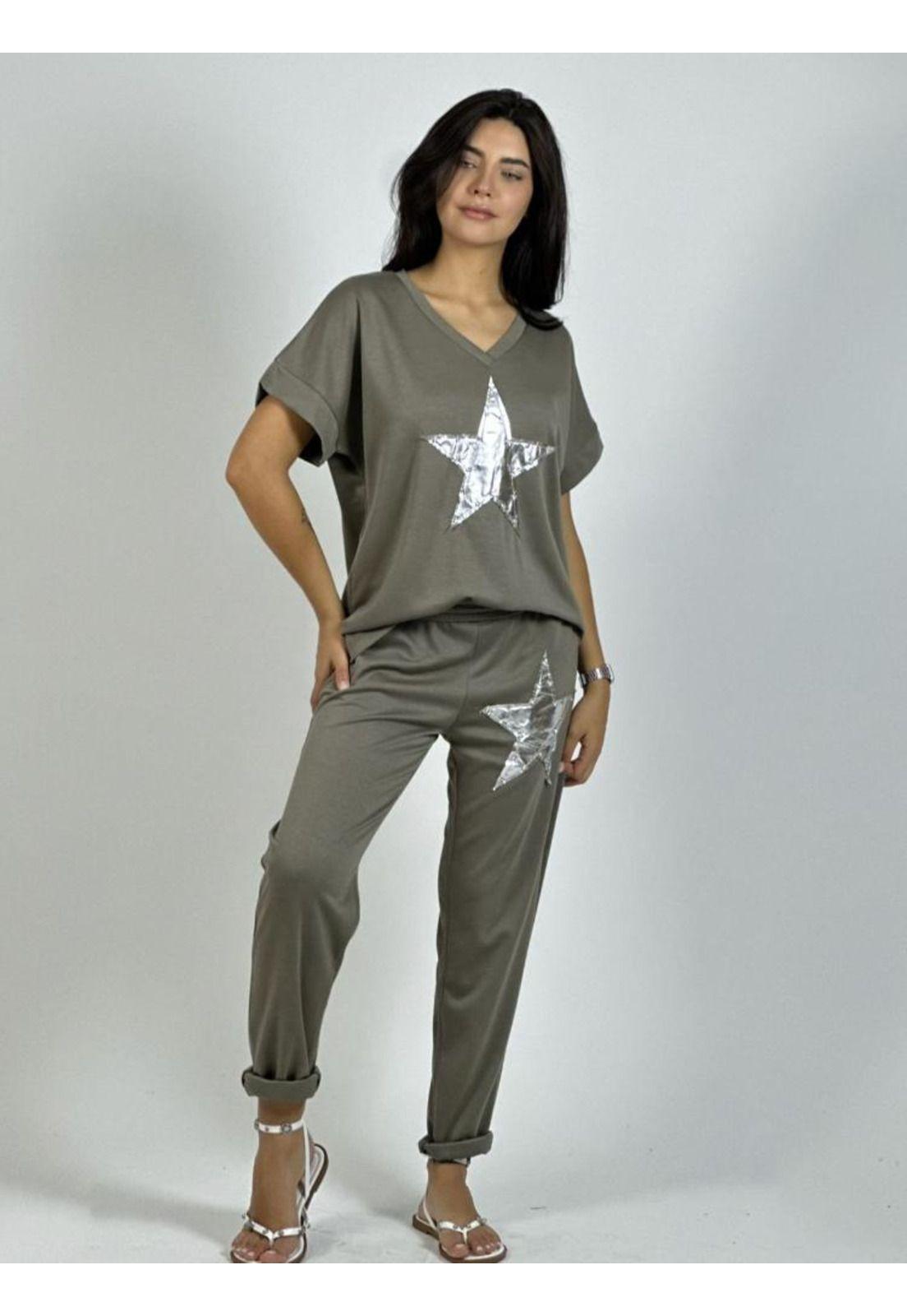 Polera de Algodón Con Estrella-2
