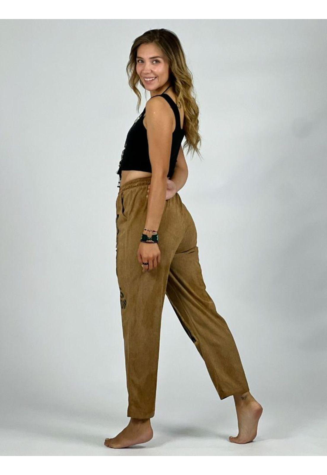 Jogger Cotelé Delgado Cuadrados Print-2