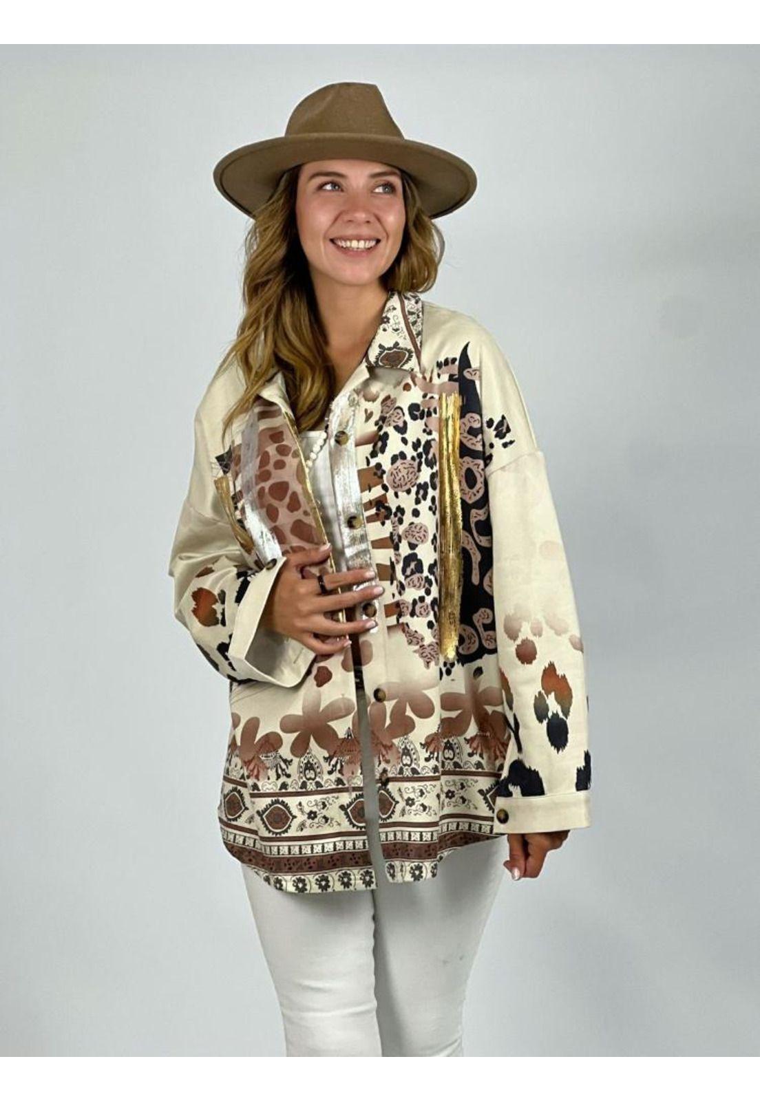 Camisa de Gamuza con Diseño-1