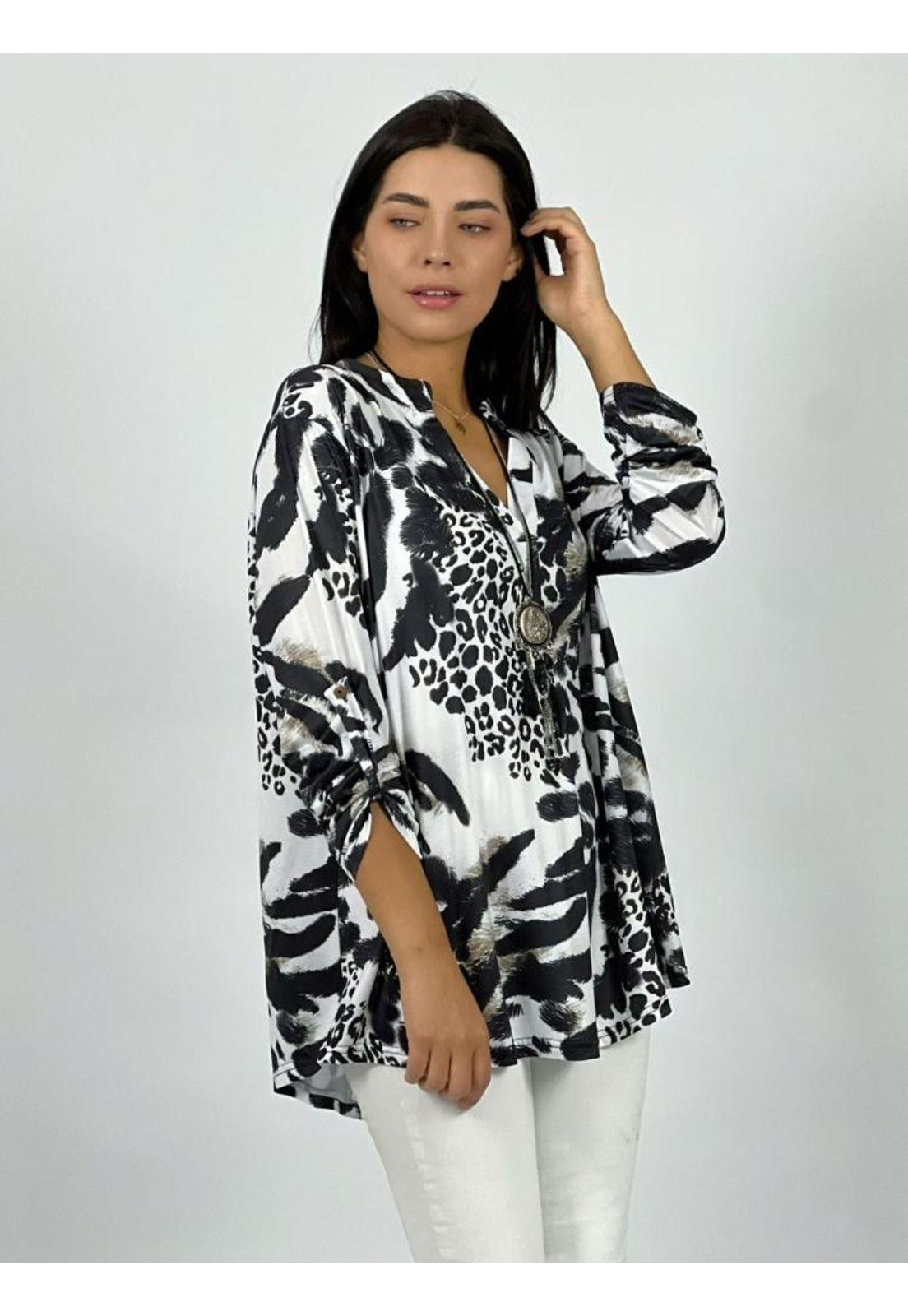 Polera Lycra Premium Cebra/Print-0