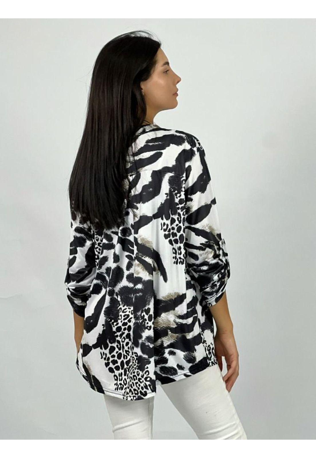 Polera Lycra Premium Cebra/Print-2