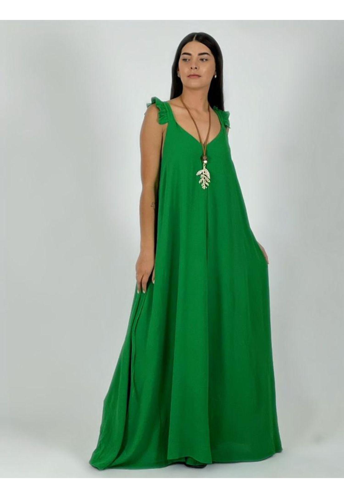 Vestido Viscosa con Amarre-0