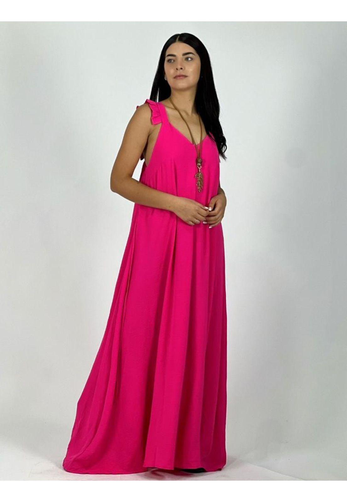 Vestido Viscosa con Amarre-0