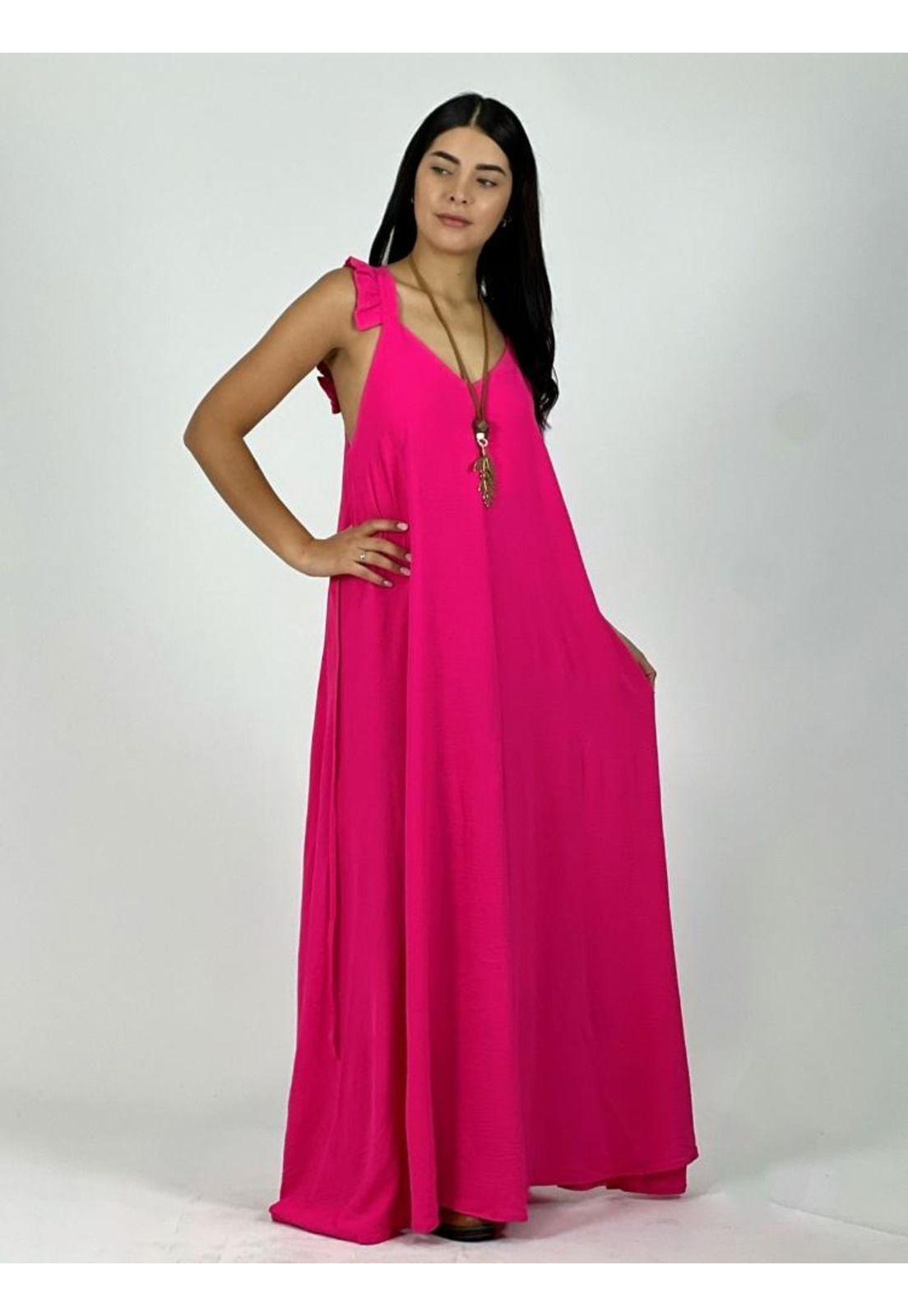 Vestido Viscosa con Amarre-1