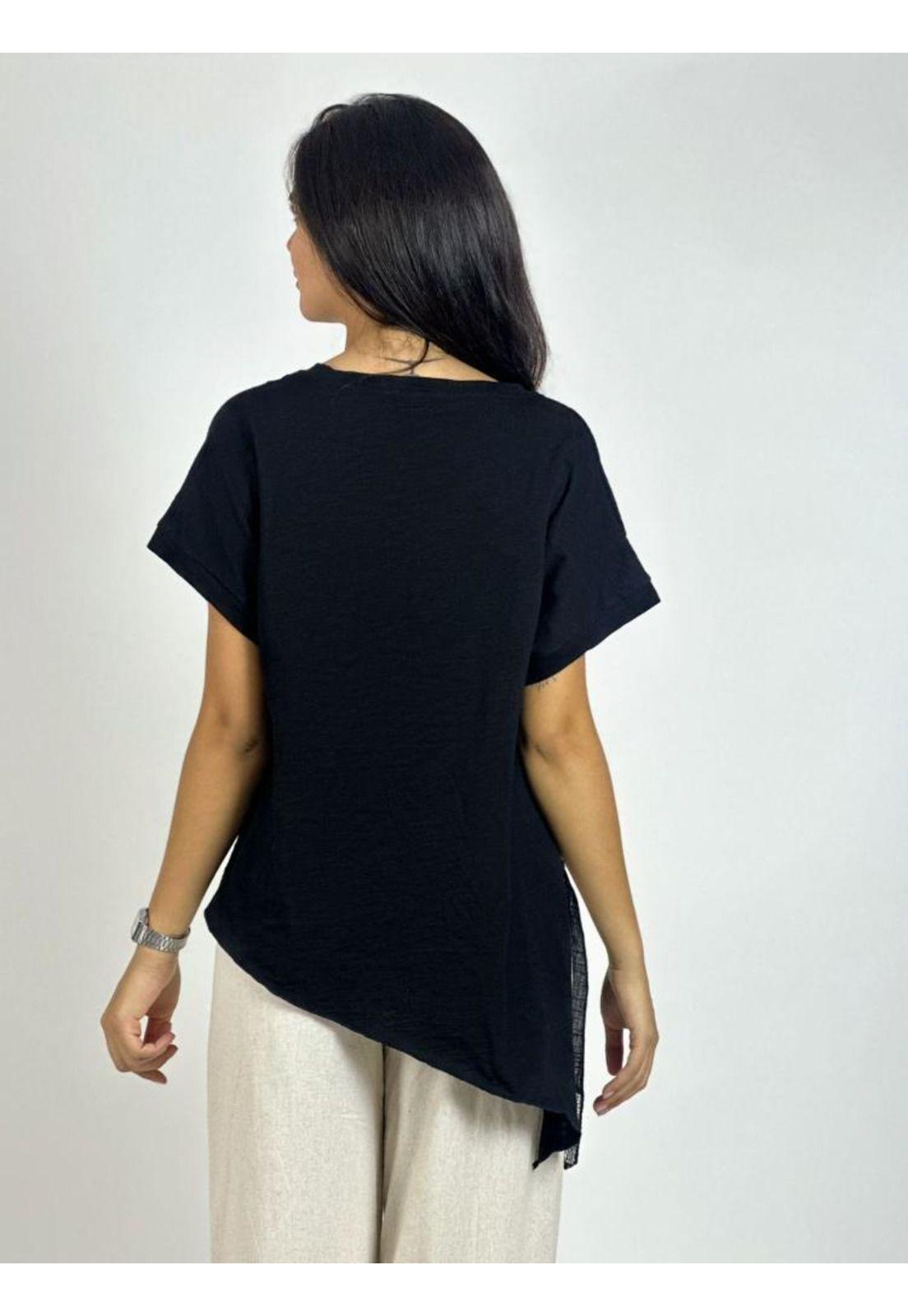 Polera Lino Con Estrella Colorida-1