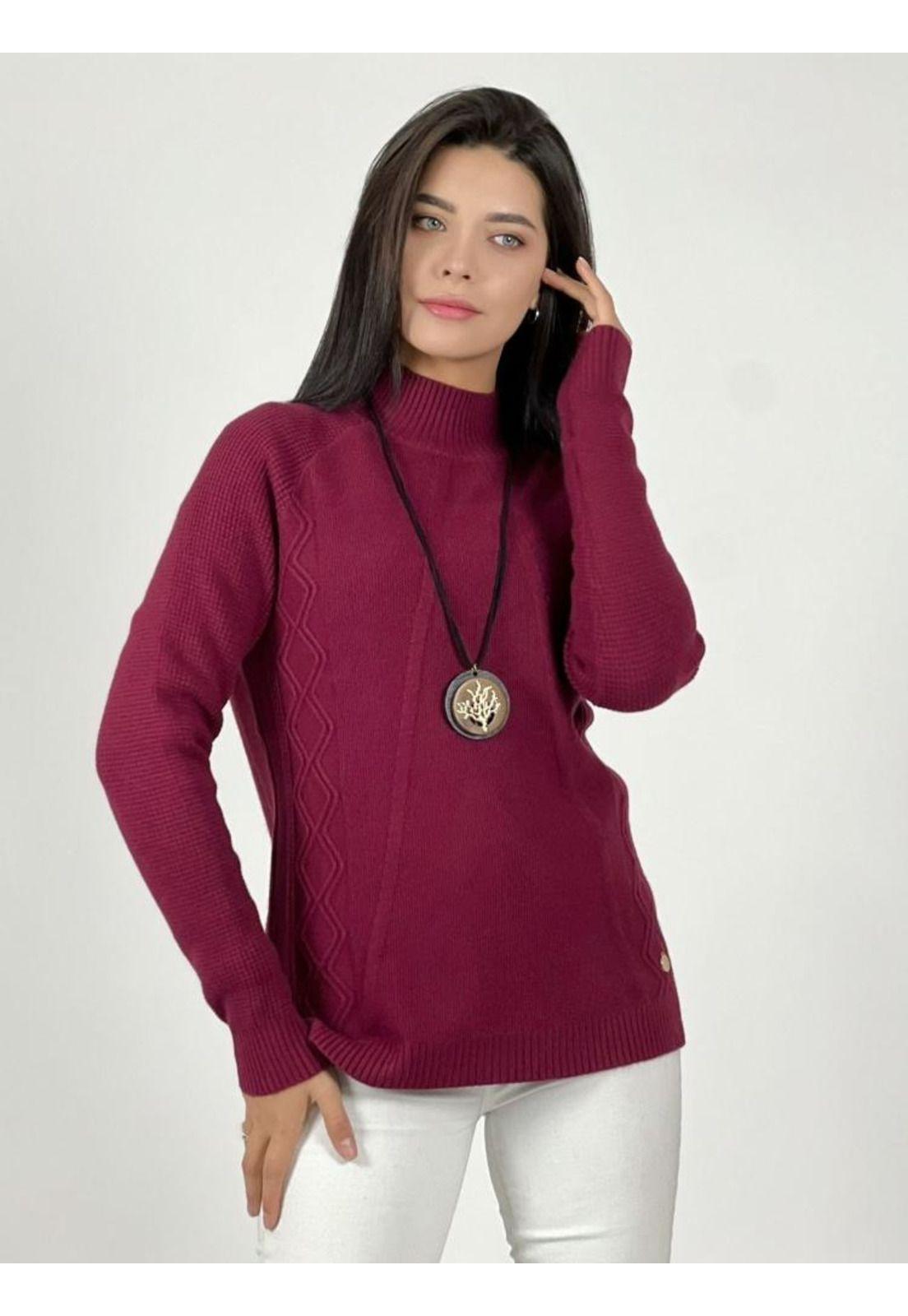 Sweater de lana diseño trenzado-2