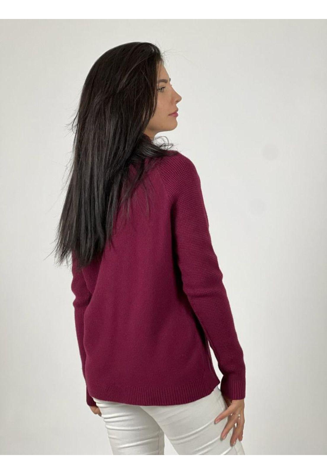 Sweater de lana diseño trenzado-3