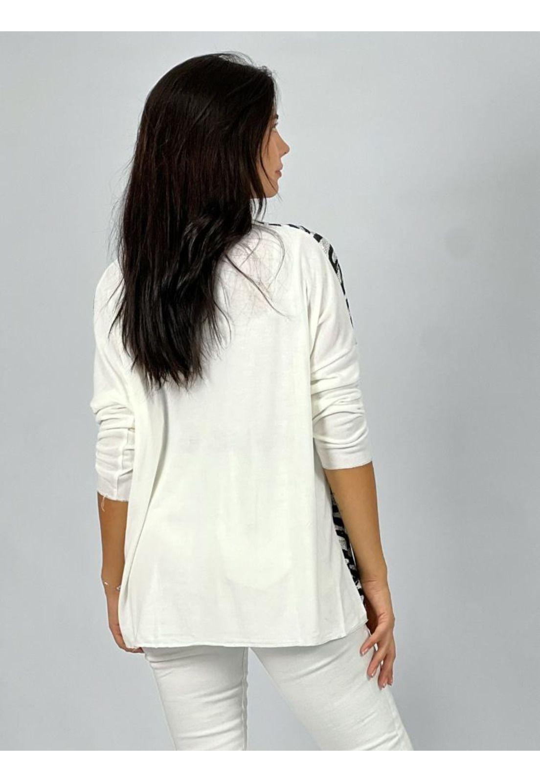 Polera Diseño Italiano Cebra-2