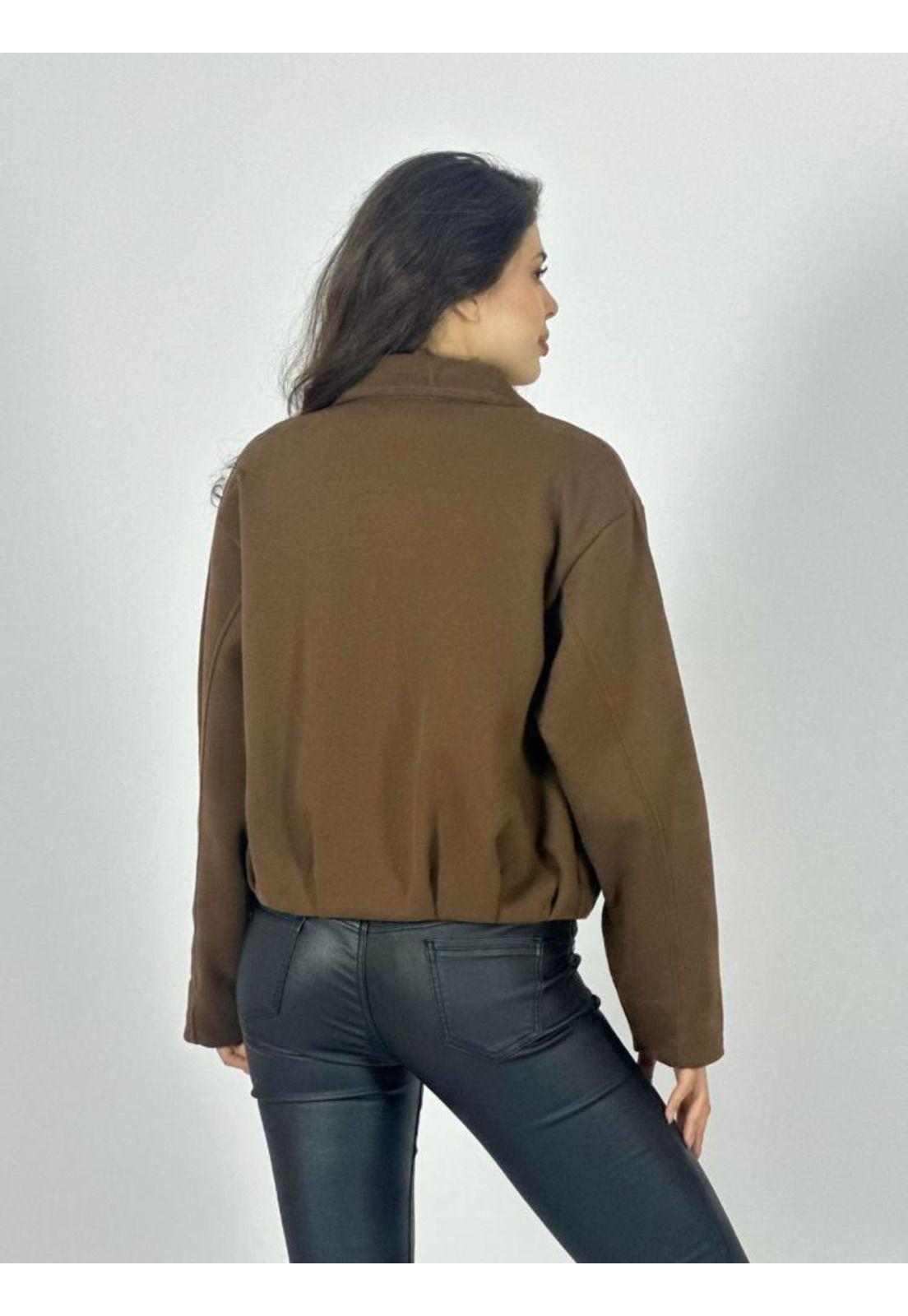 Chaqueta Bomber Paño Lisa-2