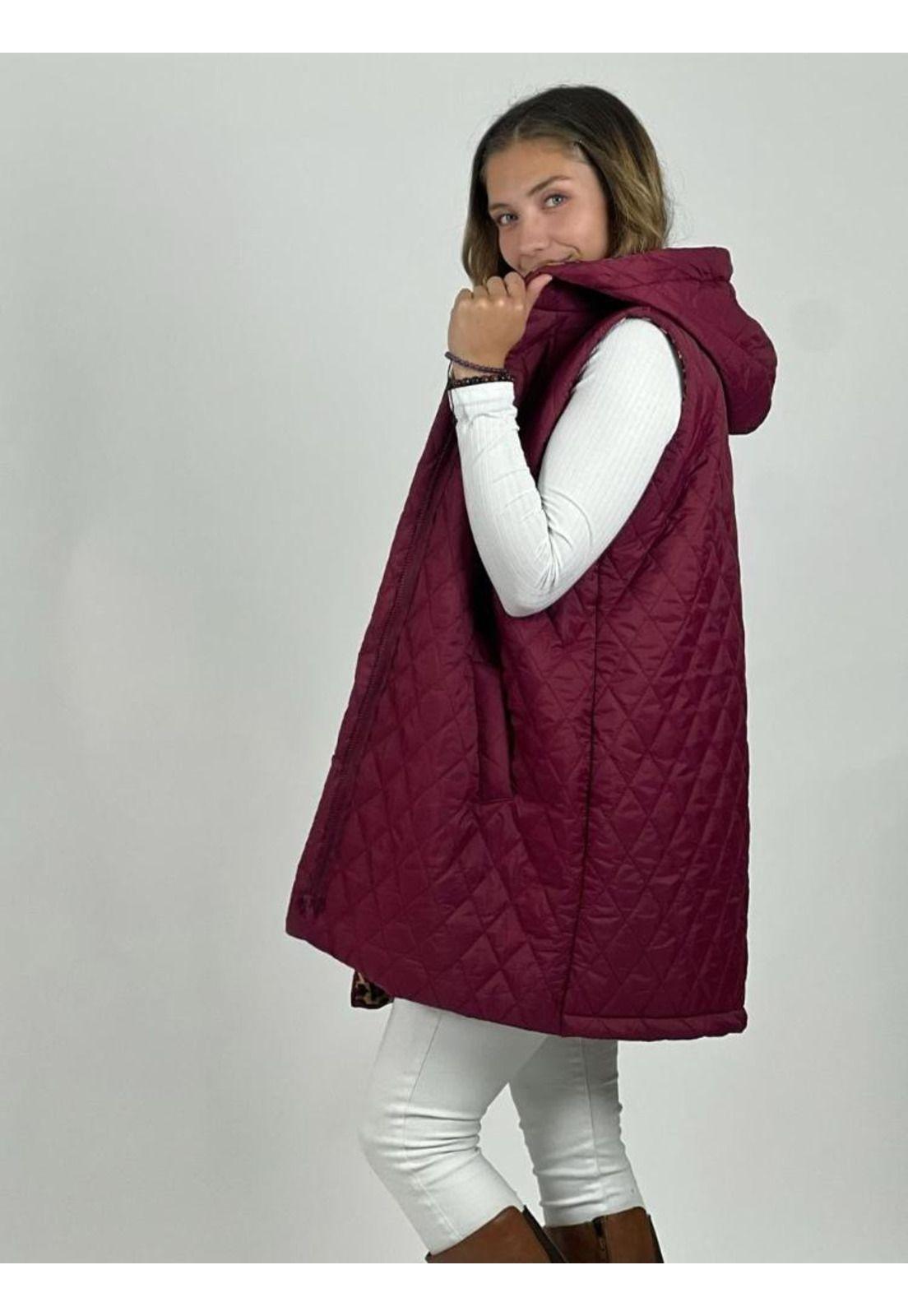 Chaqueta Sin Mangas Forrada Print-2