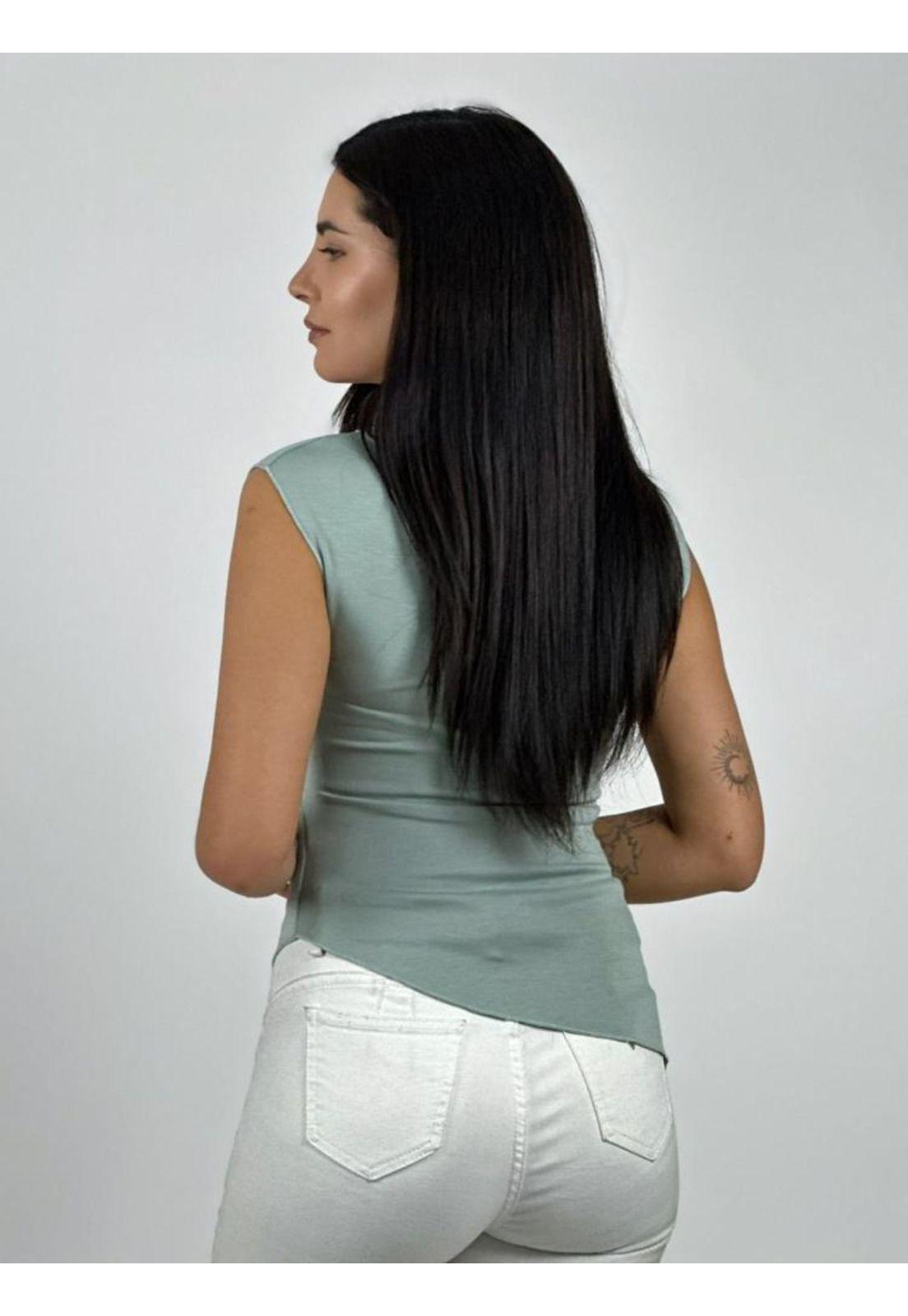 Polera Elasticada Asimetrica-3