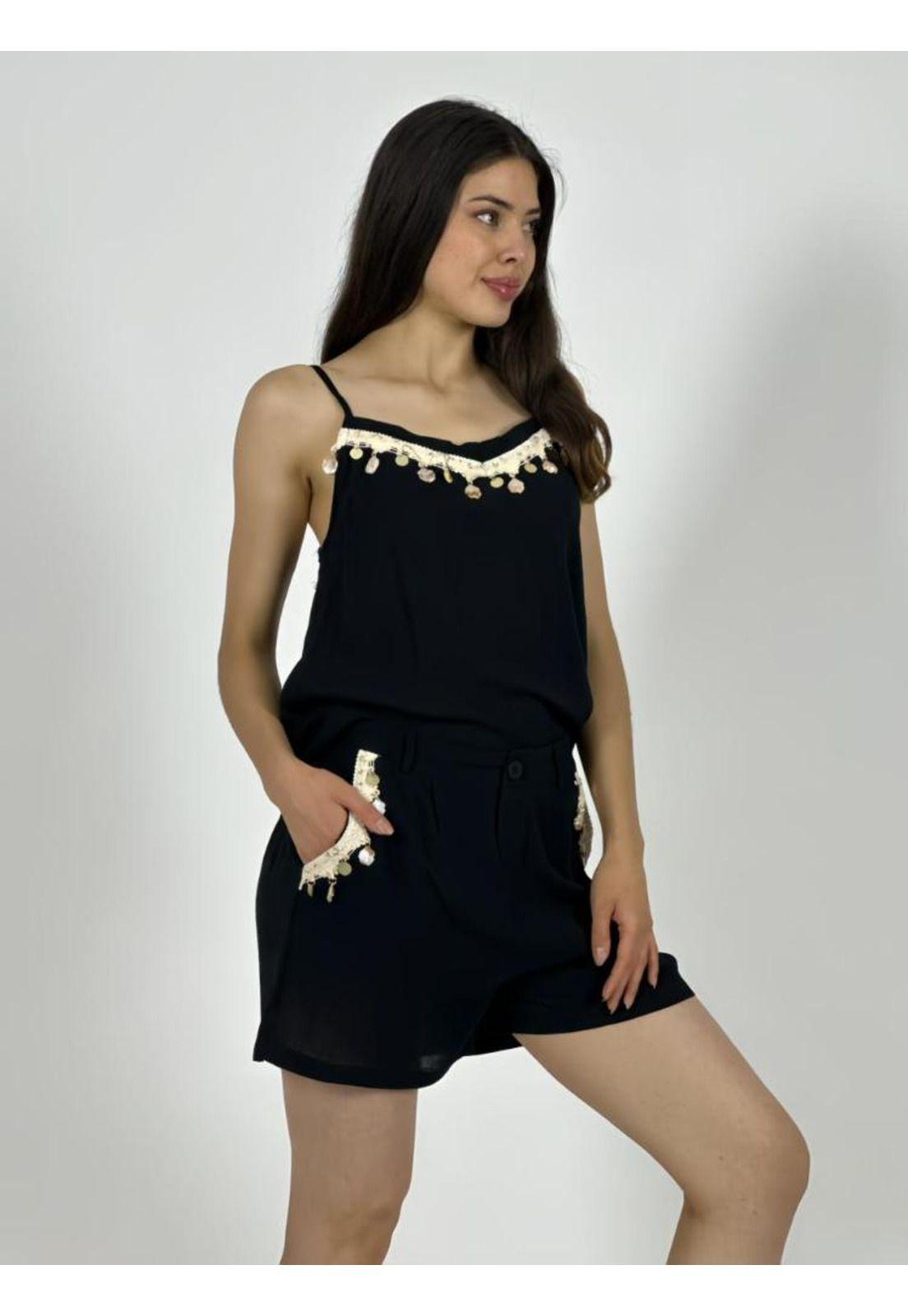 Conjunto Boho Conchas Circulos Dorados-2