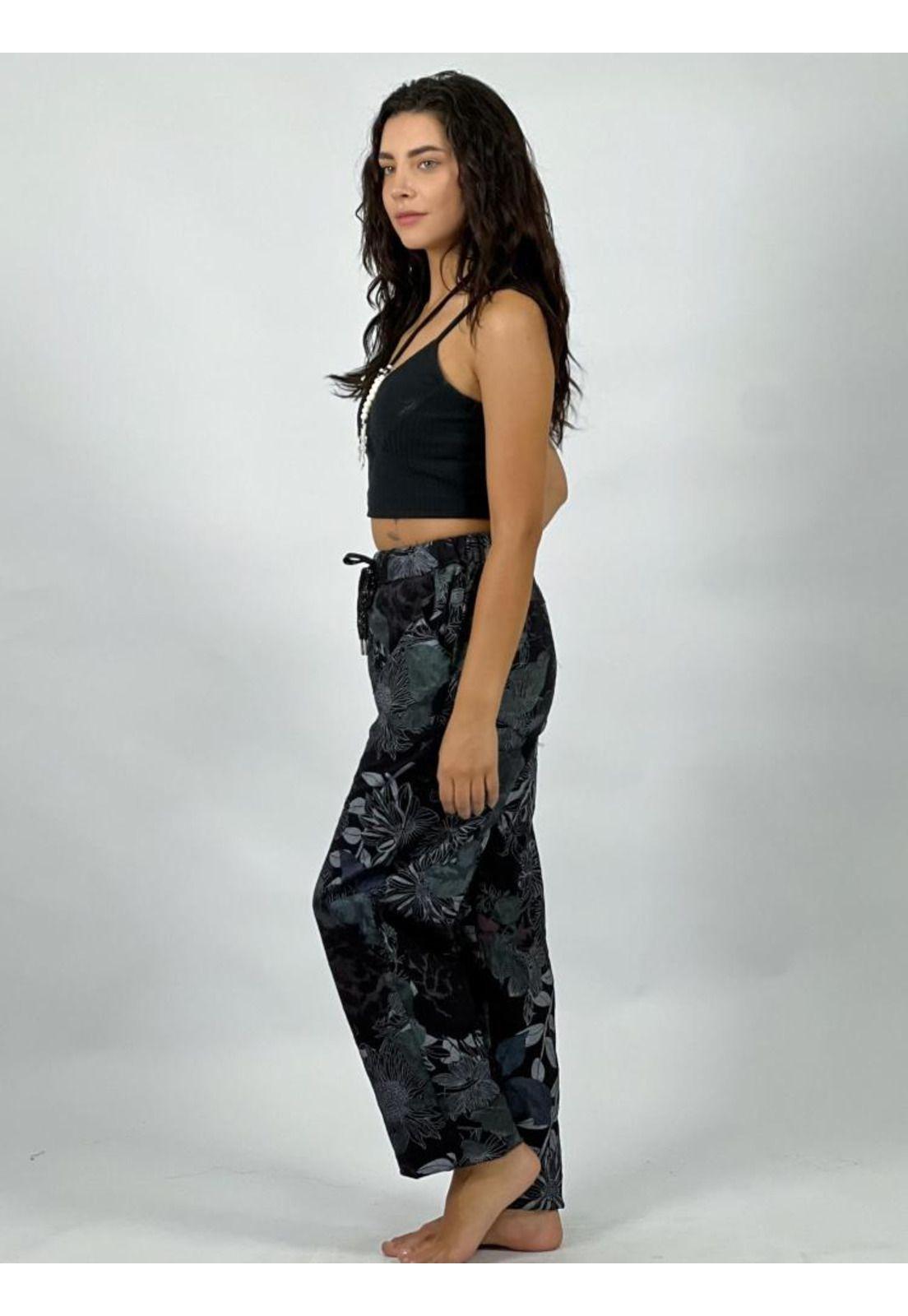 Jogger Italiano Gabardina Floral-2