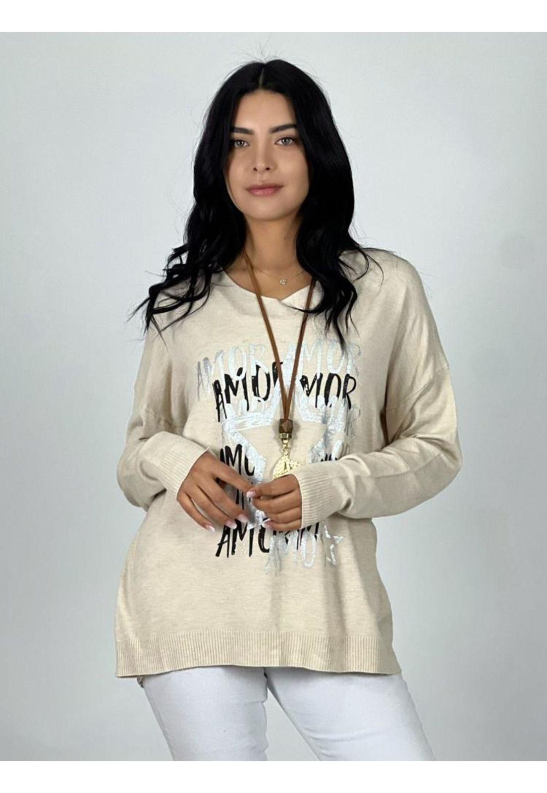 Sweater Spandex Con Estrella AMOR-2