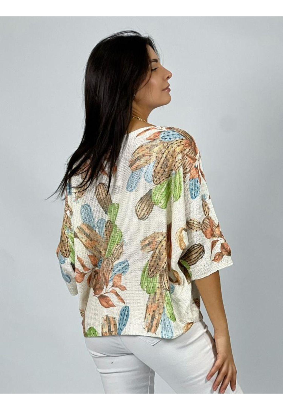 Polera Italiana Con Cactus-2