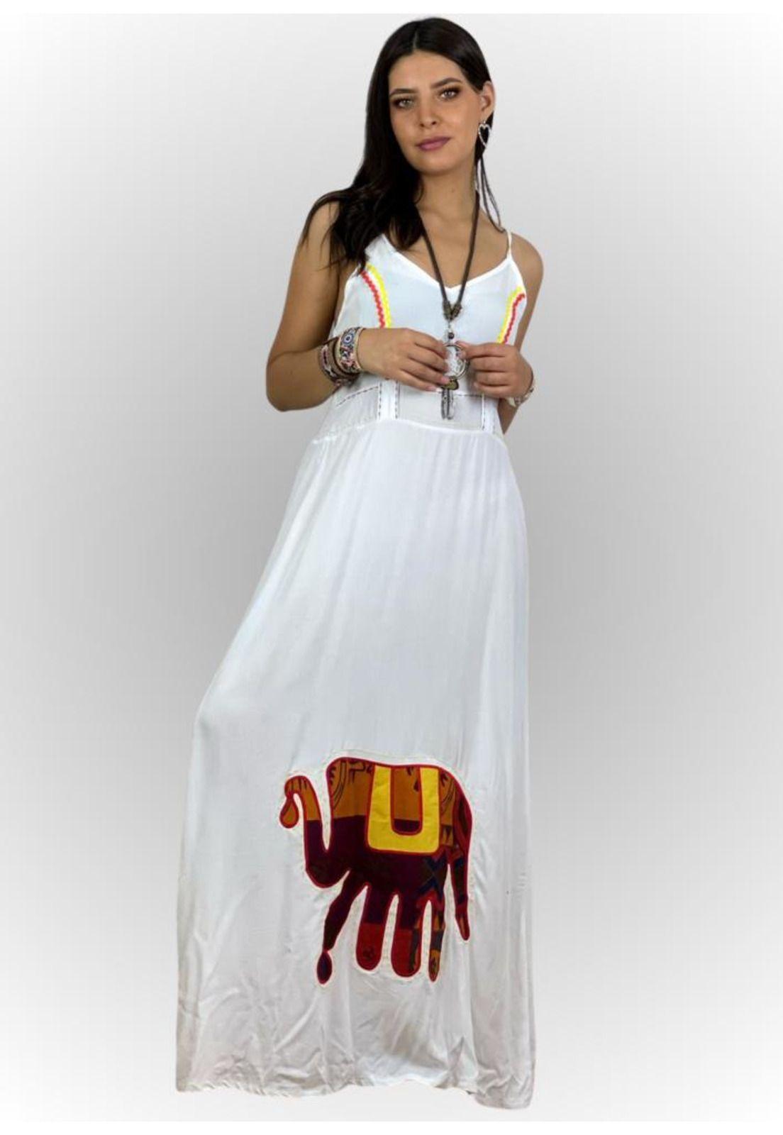 Maxi Vestido con Elefante-1
