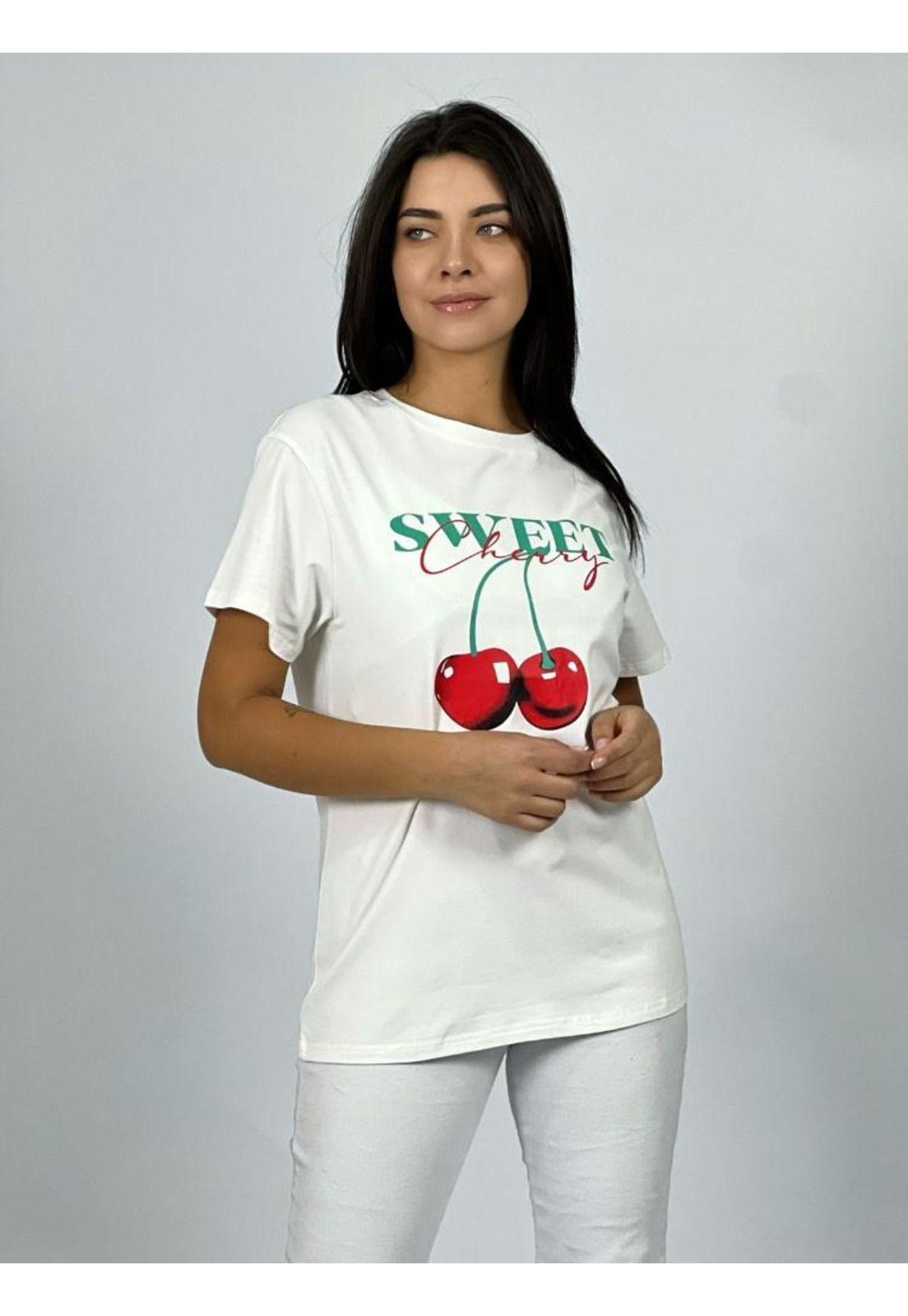 Polera Algodón Diseños Rojo Enigmática Boutique-1