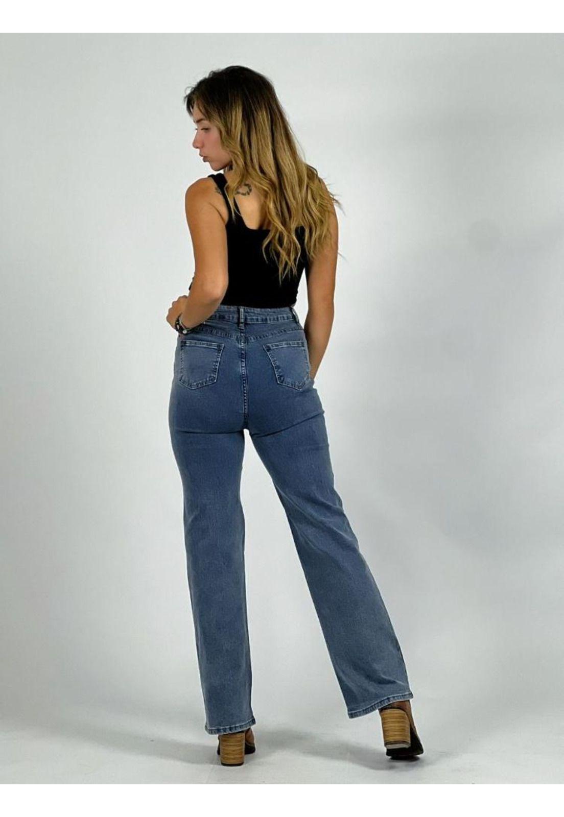 Jeans Mezclilla Elasticada Estampado Print-3